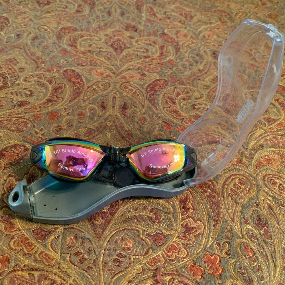 AEGEND Swim Goggles No Leaking Full Protection Adult Men Women Youth, swimming